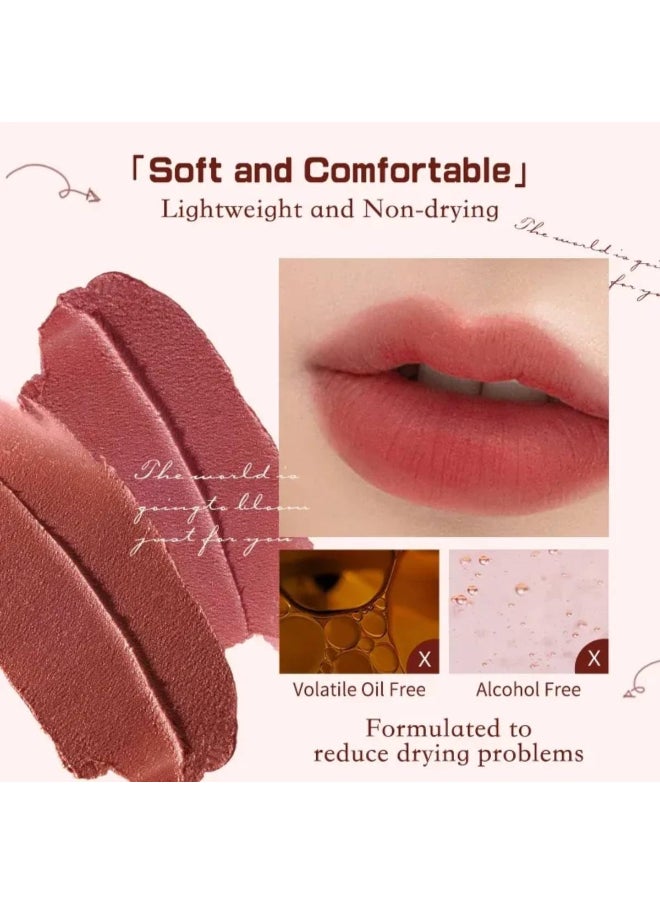 Flower Knows Strawberry Rococo Series Cloud Lip Cream Lipstick 03 Caffe Mocha  - Image 2