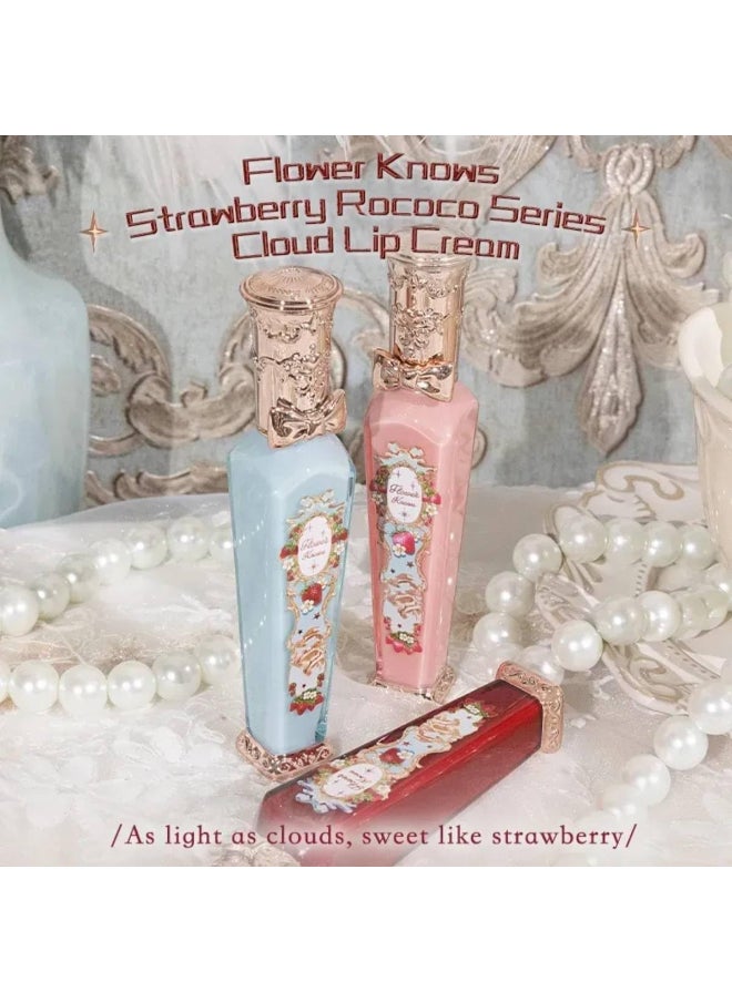 Flower Knows Strawberry Rococo Series Cloud Lip Cream Lipstick 03 Caffe Mocha  - Image 4