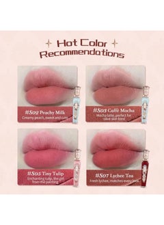 Flower Knows Strawberry Rococo Series Cloud Lip Cream Lipstick 03 Caffe Mocha  - Image 5