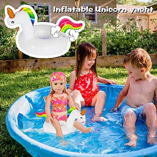 ebuddy 18 inch Doll Clothes and Accessories - Beach Themed Playsets Diving Suit (No Doll) - Image 5