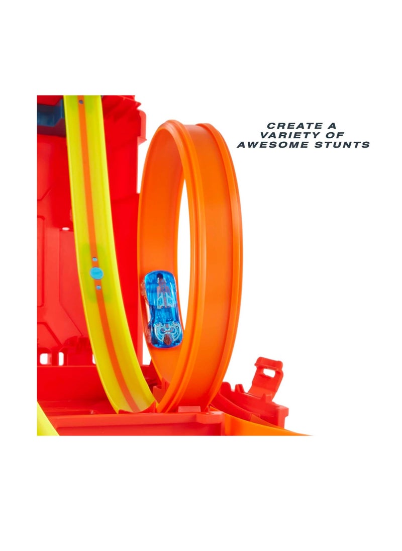 Hot Wheels HotWheels Track Builder Unlimited Fuel Can Stunt Box  - Image 4