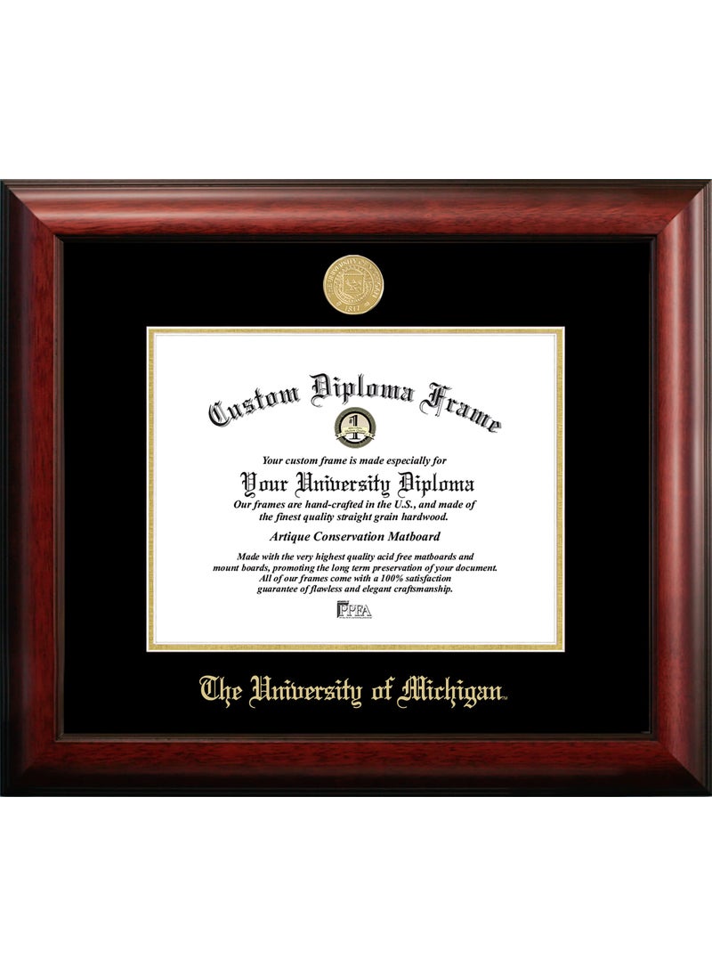 Campus Images Campus Images University of Michigan Gold Embossed Diploma Frame 