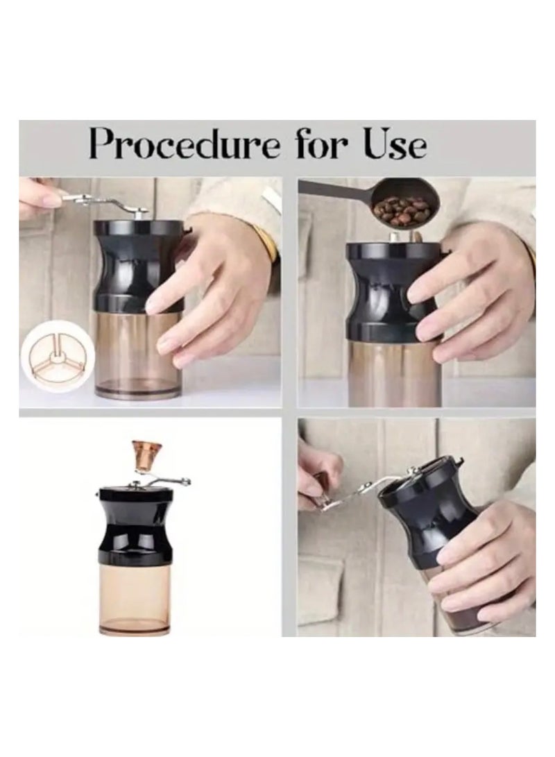 Coffee Portable Camping Coffee Maker Kit with Pour Over Bottle and Stainless Steel Manual Grinder - Includes Carrying Bag, V60 Coffee Maker Set with Carrying Case  - Image 3