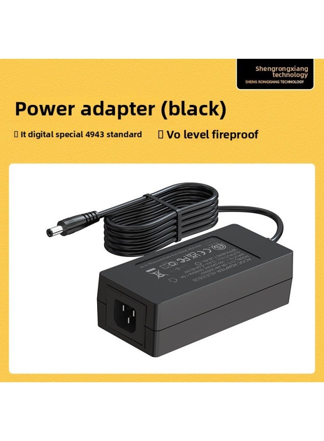 24V2.5A Desktop Power Adapter With Safety Certified Phototherapy Machine Grilled Manicure Lamp Beauty Instrument 65W Power Supply-Color:black-Specification:24V2.5A