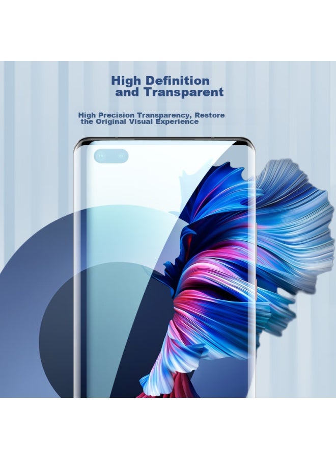 Blueo Screen Protector For Huawei Mate40 Pro/mate40 Pro+/40 Rs Porsche Design, Curved Full Adhesive Anti-fingerprint Shatterproof Wear-resistant Protective Film - Image 3