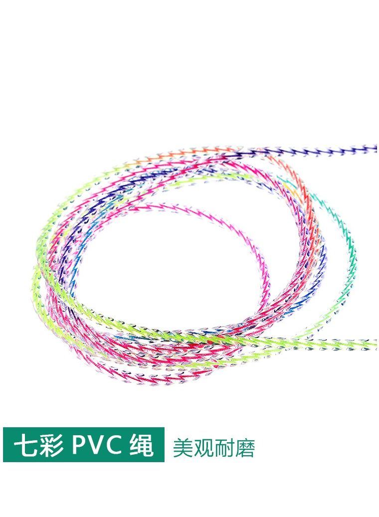 أنجتوب AT0815 حبل قفز قابل للتعديل ألوان فسفورية للأطفال - أخضر - Image 4