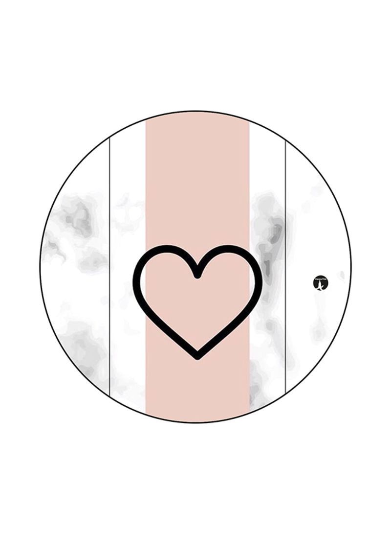 A Heart Mouse Pad Multicolour