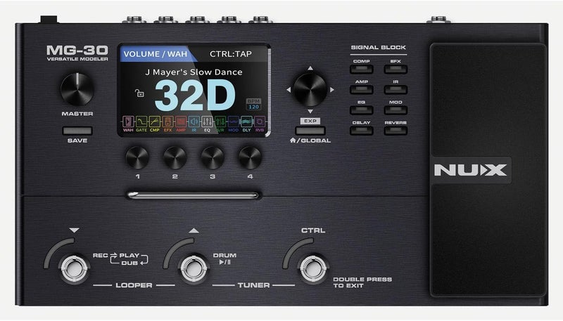 NuX MG-30 Multi-Effects Modeler Pedal - Versatile Guitar Processor - Image 1