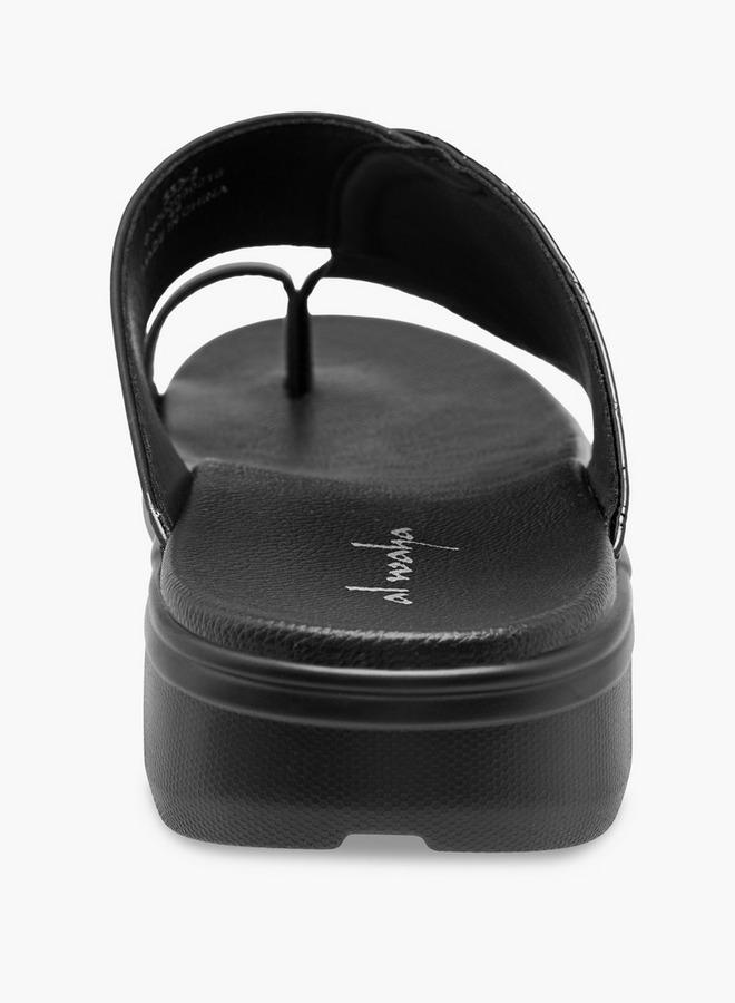 Al Waha Men Toe Loop Detail Arabic Sandals - Image 5
