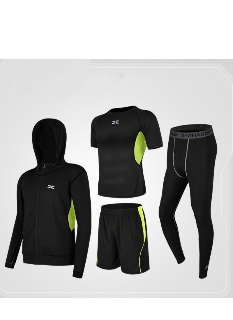 KUYING - Men's Fitness Suit Sportswear Quick Drying Set - Image 1