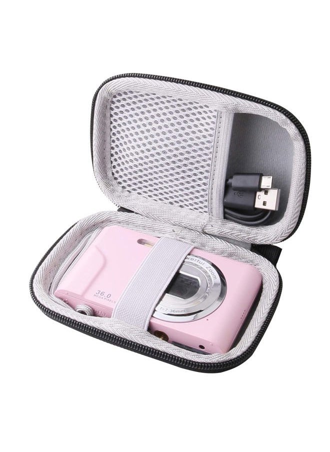 WERJIA Kids Camera Case for Lecran/Kodak PIXPRO Friendly Zoom FZ55/FZ53/ FZ43/FZ45 Digital Camera and More Brands Kids Camera (Pink)  - Image 5