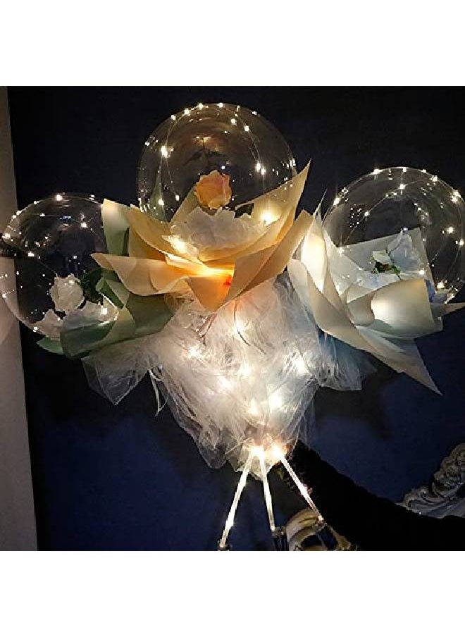 Sumind - 40 Pieces Bobo Balloons Transparent Bubble Bobo Balloon Praty Bobo Balloons Clean Bobo Balloons For Christmas Wedding Birthday Party Decorations (10 Inch 18 Inch 20 Inch 24 Inch) - Image 1