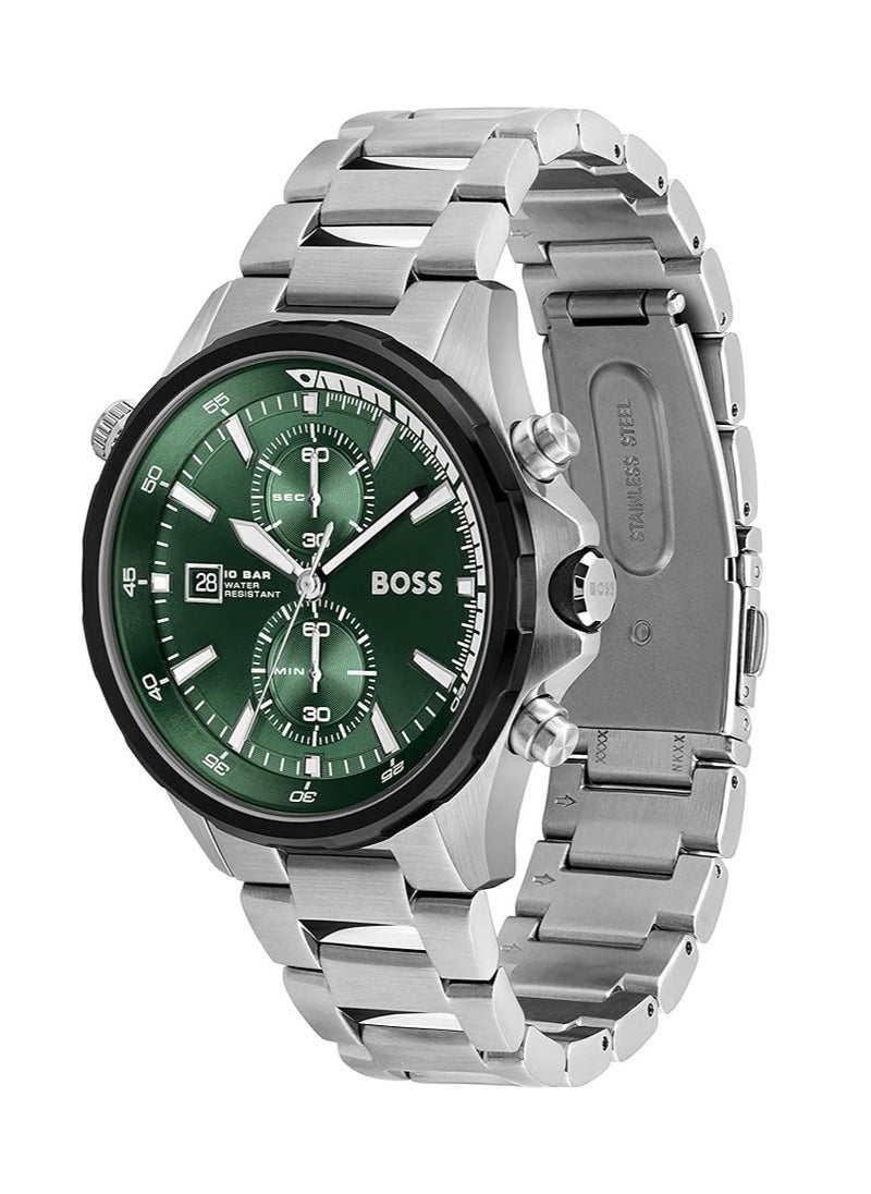 Hugo Boss Globetrotter Men's Green Dial Chronograph Watch - pzsku/ZC774B4F1AFDA9C3414E6Z/45/_/1738596966/e95e5988-df53-44b8-b706-9393b0c2e280