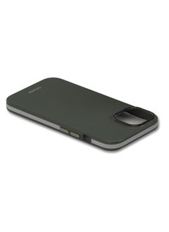 araree Araree iPhone 15 Pro Max Case Magsafe Compatible Smartphone Case AERO FRAME [Magsafe Magnetic Mounted, Metal, Durable, Polycarbonate Wireless Charging Compatible] Apple iPhone Cover - Dark Green  - Image 4