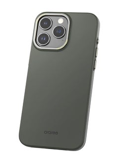 araree Araree iPhone 15 Pro Max Case Magsafe Compatible Smartphone Case AERO FRAME [Magsafe Magnetic Mounted, Metal, Durable, Polycarbonate Wireless Charging Compatible] Apple iPhone Cover - Dark Green  - Image 2