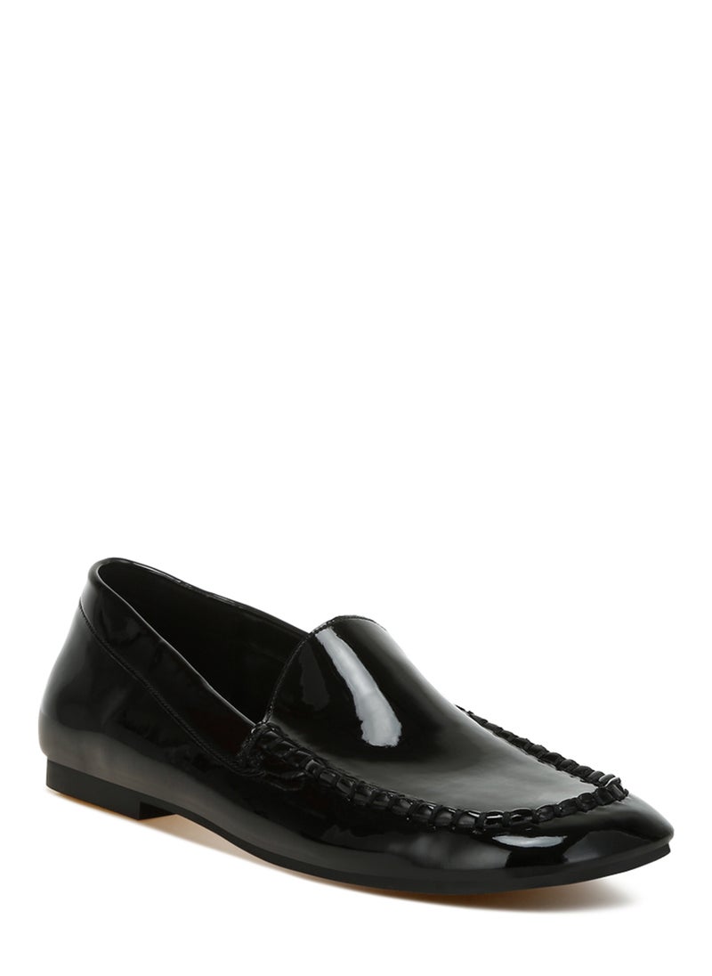 London Rag Patent Pleather Loafers in Black  - Image 2