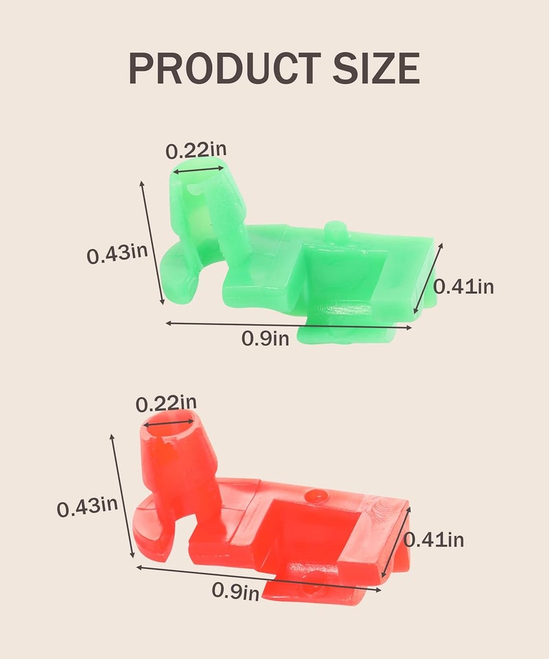 bylikeho 5 Pair Tailgate Handle Rod Clips - Image 2