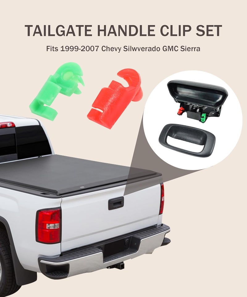 bylikeho 5 Pair Tailgate Handle Rod Clips - Image 4
