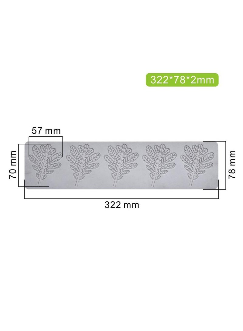 general 3 Pcs DIY Butterfly Beehive Leaves Flipped Sugar Lace Mat Cake Silicone Mold Chocolate Creative Decoration Baking Mold - Image 2