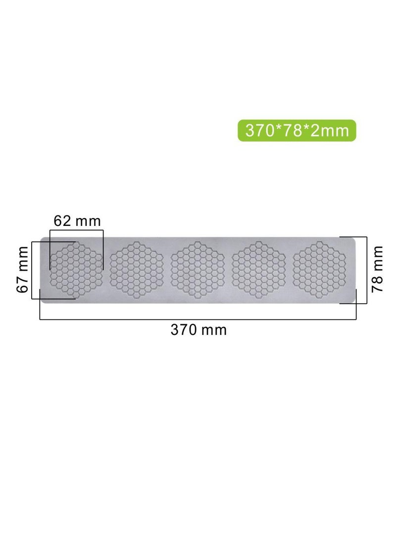 general 3 Pcs DIY Butterfly Beehive Leaves Flipped Sugar Lace Mat Cake Silicone Mold Chocolate Creative Decoration Baking Mold - Image 4