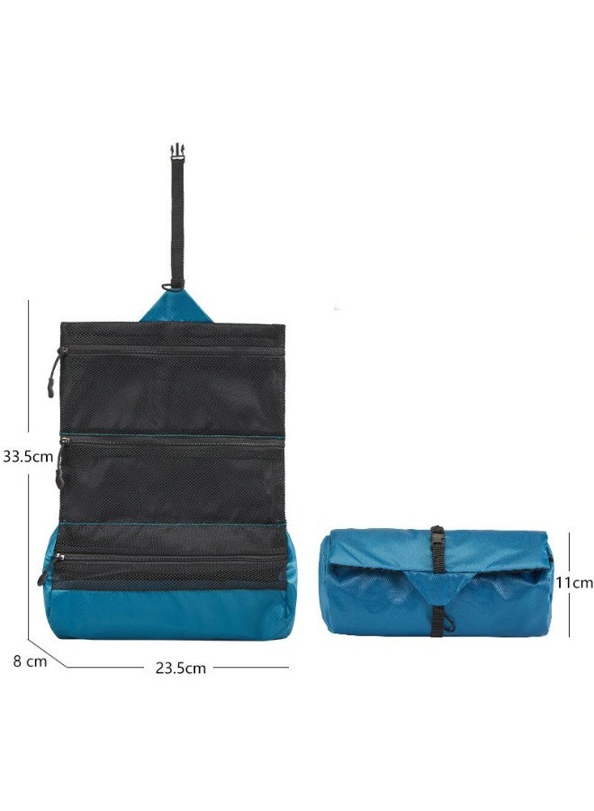 جين لى تشيانغ حقيبة تخزين أدوات الزينة للسفر للرجال والنساء، حقيبة تخزين كبيرة السعة والحجم، حقيبة تخزين مستحضرات التجميل متعددة الوظائف مقاومة للماء، مناسبة للملحقات/الحلاقة/الجمال/مستحضرات التجميل/أدوات الزينة - Image 1