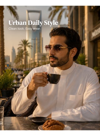 نظارات شمسية عصرية جديدة بدون إطار نظارات شمسية مخصصة للجنسين واقية من الأشعة فوق البنفسجية - view 3