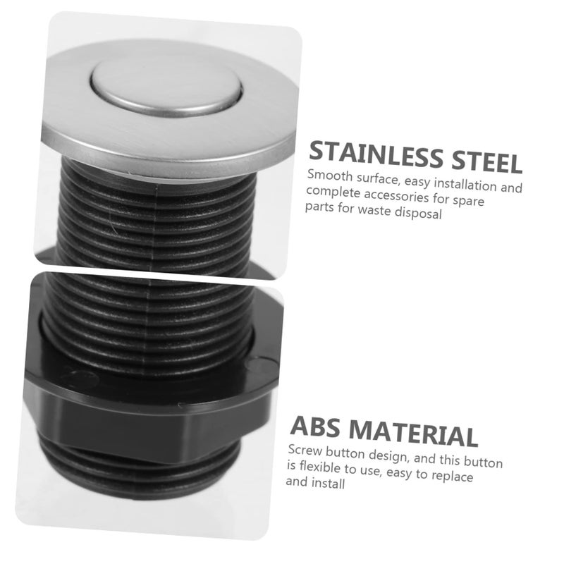 2 Pack Garbage Disposal Replacement Air Hose Kit Cordless Button for Sink Bathtub Waste Disposer - Image 5
