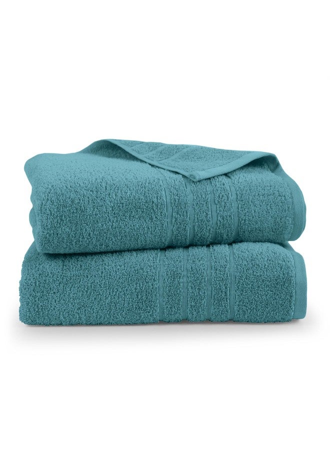 Martex 2-Pack Ultimate Performance Bath Sheet Set - 100% Cotton - 33” x 65” - Extra Large Bath Towels - Versatile - Low-Linting - Supersoft Bathroom Set - Super Absorbent - Easy Care - Larkspur Teal - Image 1