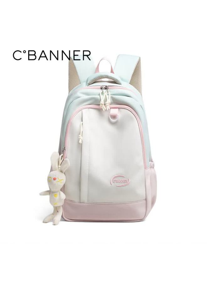 C.banner Women's Backpack Large Capacity School Bag Outdoor Travel Bag Stylish Practical Versatile Commuter Bag - Image 3