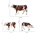 DOYIFUN Realistic Farm Cow Model Figure Toy Set Cow Figurines Collection Playset with Farm Keepers Farm Meadows Pasture Cow Statues Preschool Science Educational Learn Cognitive Toys - Image 3