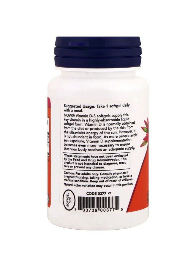 now Vitamin D-3 2000IU 240 Softgels (Pack of 2) - Image 4