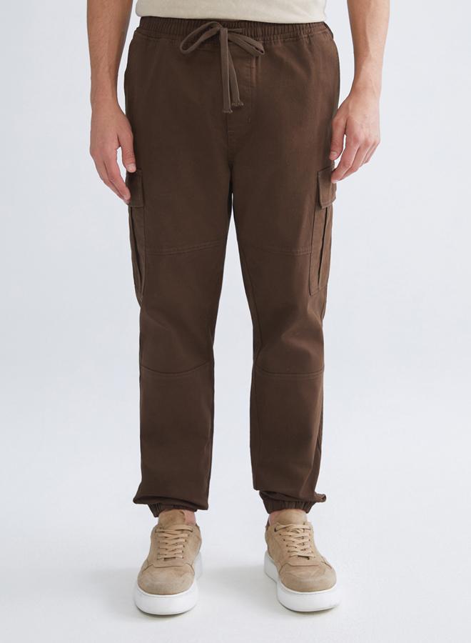 LC WAIKIKI Elastic Waist Men's Cargo Trousers - Image 4