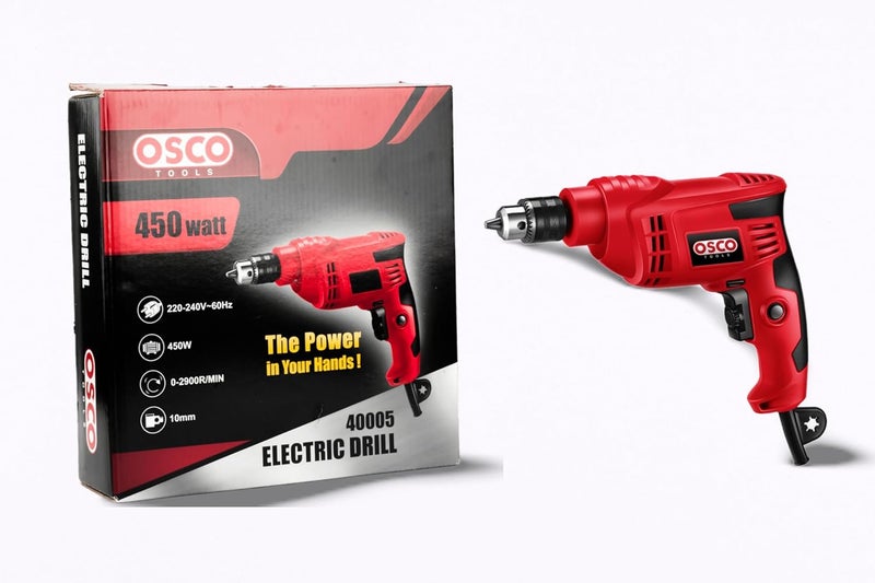OSCO-TOOLS Electric Drill, 10Mm, 450W - Image 3