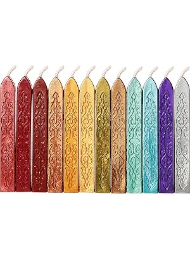 Tanyaz Sealing Wax Sticks with Wicks for Letter Seal Wax Stamp, Wedding Invitations, Packaging Decoration, Christmas Gift Ideas - Image 1