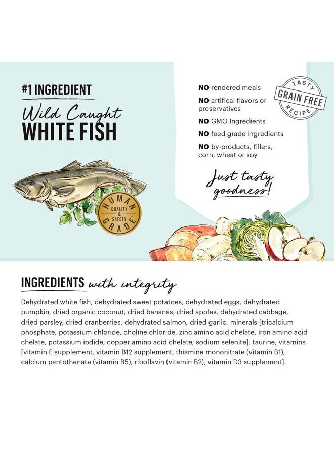 the honest kitchen Human Grade Dehydrated Grain Free Dog Food – Complete Meal or Dog Food Topper – Fish 10 lb (makes 40 lbs)  - Image 3