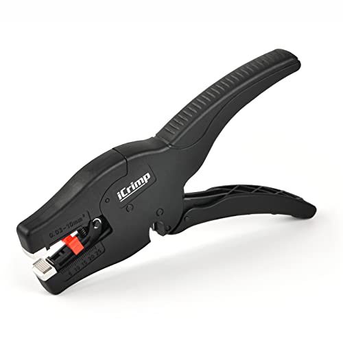 IWISS iCrimp Automatic Wire Stripper with Built-in Cutter,Multifunctional Wire Stripping Tool&Cutting Tool for AWG 32-7(0.03-10mm2) - Image 1