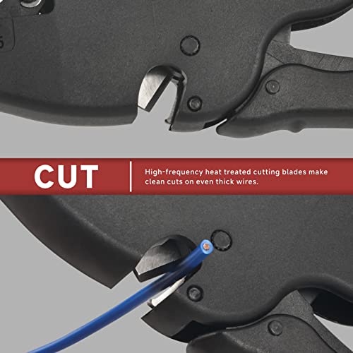 IWISS iCrimp Automatic Wire Stripper with Built-in Cutter,Multifunctional Wire Stripping Tool&Cutting Tool for AWG 32-7(0.03-10mm2) - Image 3