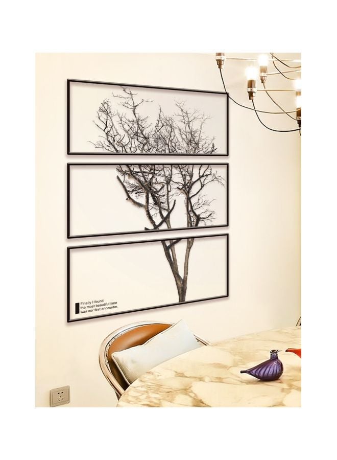 نيبمينينت 3-Piece Qiangtie Tree Pattern Wall Stickers Black 60x90cm - Image 3