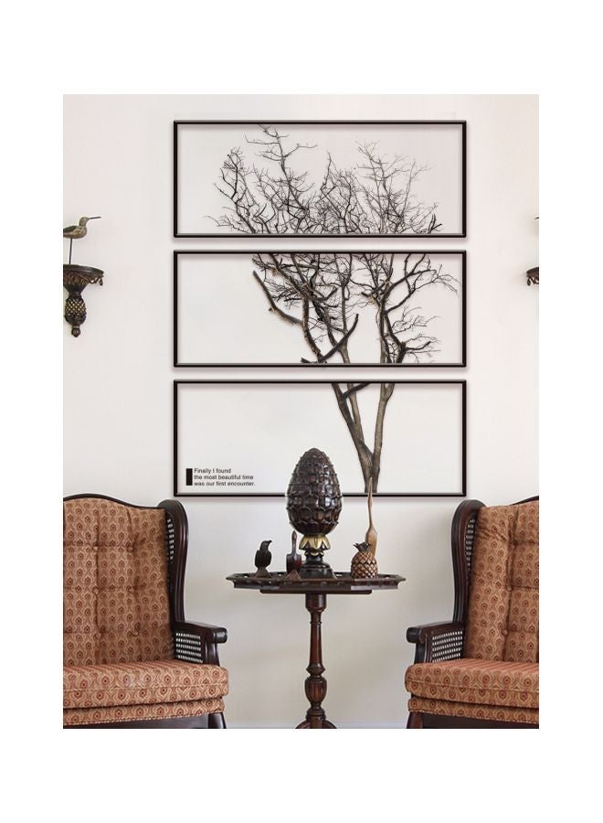 نيبمينينت 3-Piece Qiangtie Tree Pattern Wall Stickers Black 60x90cm - Image 2