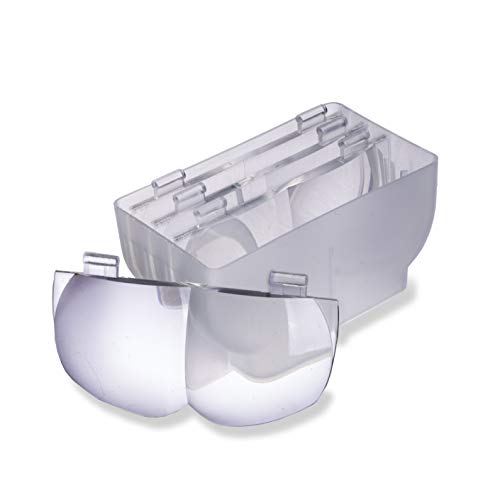 Carson PRO Series MagniVisor Deluxe Replacement Lens Set with 1.5x/2x/2.5x/3x Magnifications, White - Image 1