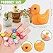 EKisemio 100pcs Mini Ducks 10 Colors Tiny Duck Figures Mini Resin DucksSmall Plastic Ducks Bulk for Dollhouse Decor Micro Fairy Garden Landscape Aquarium - Image 4