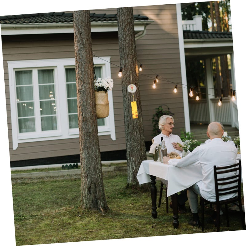 Japanese Style Handmade Glass Wind Chime Sunflower Design Outdoor Garden Patio Decor - Image 4
