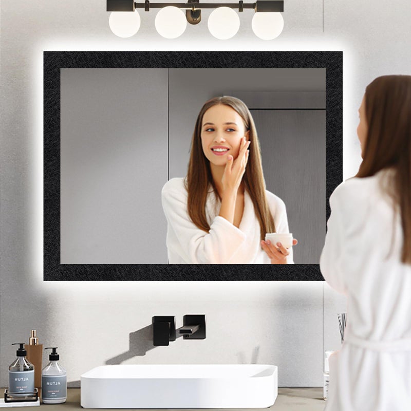Avinyl 10M Black Mirror Border Peel and Stick Wallpaper, Self Adhesive Waterproof Wallpaper Mirror Frame Tape for Bathroom Decor, Silk Peel and Stick Trim Removable Kitchen Wall Decor 1.96" x 393" - Image 4