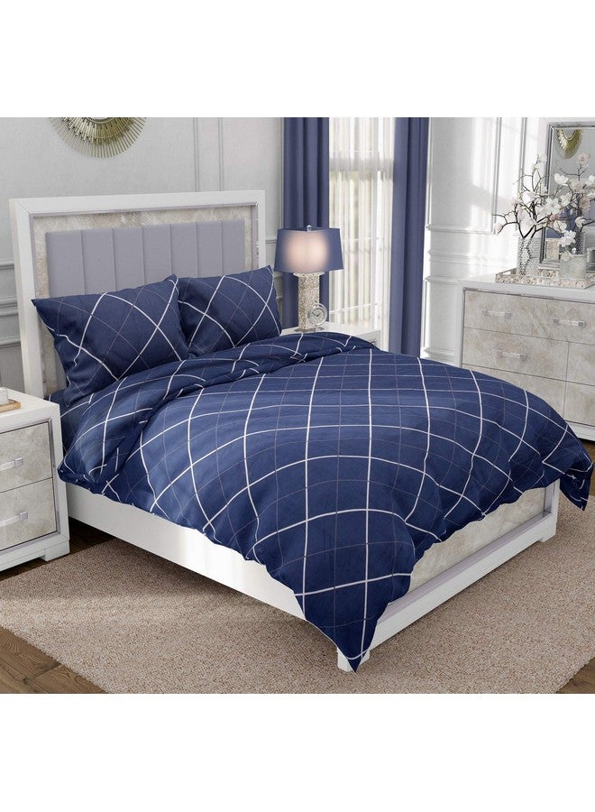 RRC Super Soft Microfiber Cotton Double Duvet Cover/Comforter/Rajai Cover King Size 90x100 Inches With Zipper and Four Corner Ties, 144 tc - Image 1