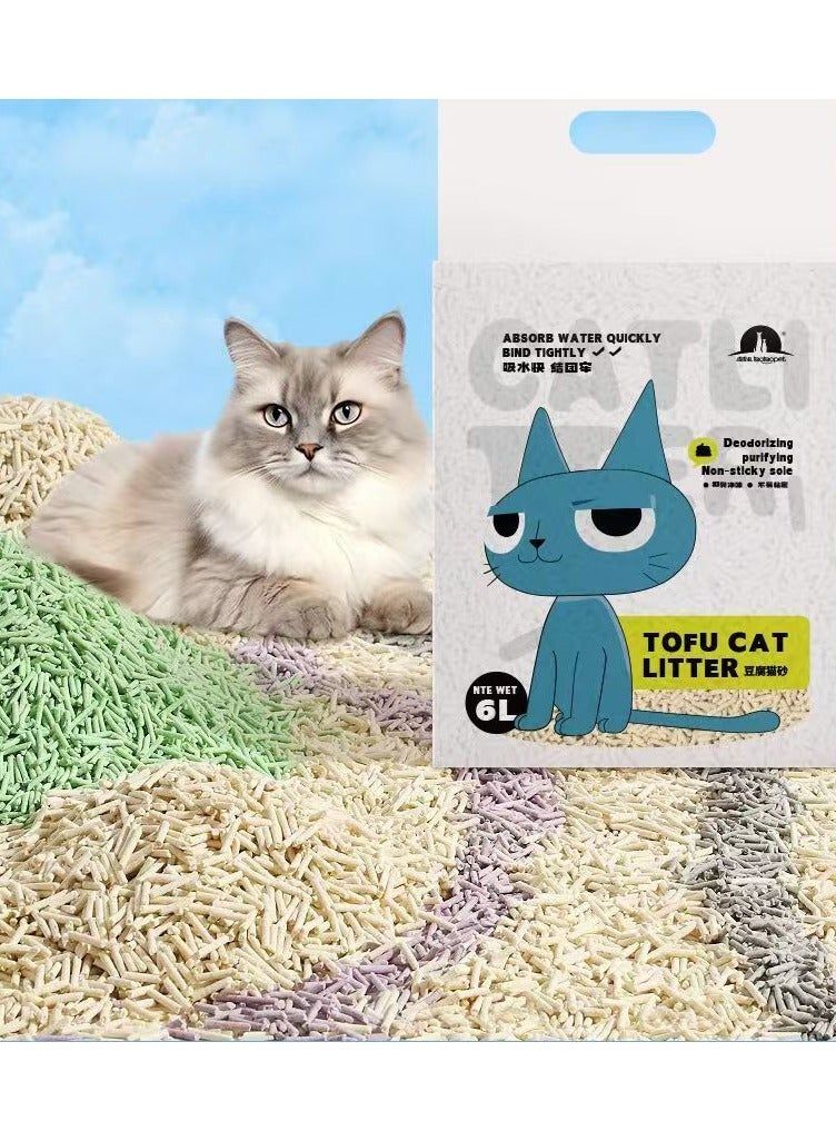 CityRiya-Long Cat Litter, Clumping Cat Litter Natural Ingredients, 2 Packs 12L Low Dust Superior Odor Control Cats Litters, Kitty Litters, Hard Clumping Moisture Absorbing Clay Multi Cats Litter (Green Tea)  - Image 4