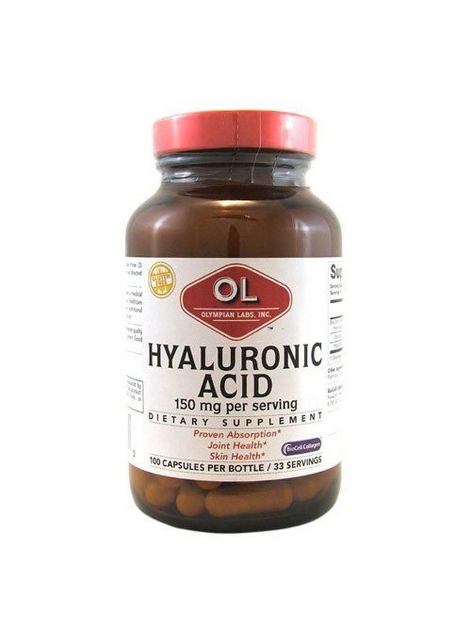 Olympian Labs Olympian Labs Hyaluronic Acid 150mg | 99 Capsules | Support Healthy Connective Tissue and Joints - Promote Youthful Healthy Skin  - Image 2