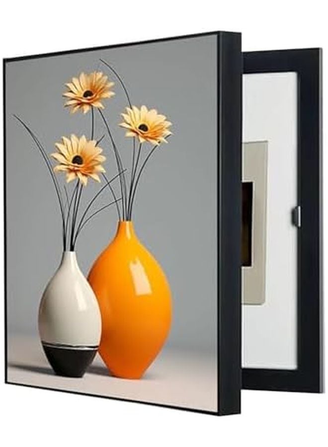 غطاء لوحة كهربائية زخرفي صندوق فيوز مخفي مقاس 40x60 سم 15.7x23.6 بوصة لديكور المنزل - Image 1