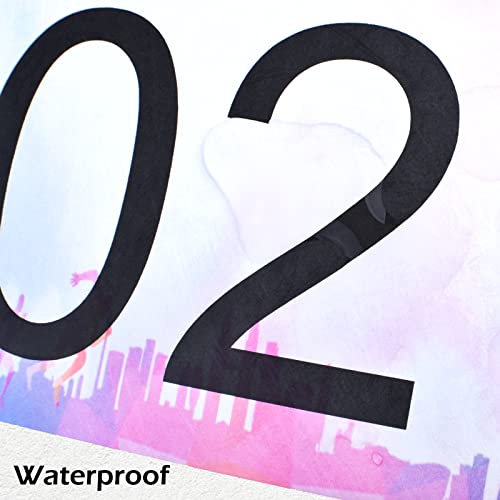TRIWONDER Race Bibs Running Numbers with Safety Pins, Tyvek Large Numbers 4"x7" for Marathon Runners Events Sports Games (Colorful- Numbers 001-100) - Image 4