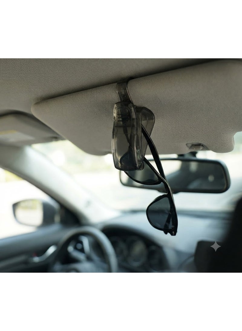 Sunglasses Clip on Car Sun Visor - A Safe and Easy Solution for Storing Your Glasses - Image 1