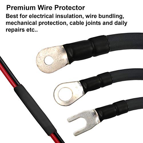 MILAPEAK 1-1/2 inch ((Diameter)) 3:1 Dual Wall Adhesive Heat Shrink Tubing, Large Glue Lined Marine Cable Sleeve Tube, Premium Wire Wrap Protector for DIY by MILAPEAK (4 Feet, Black) - Image 5